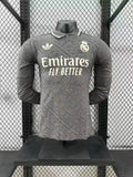 2024/2025 Player Version Real Madrid Third Away Long Sleeve Jersey