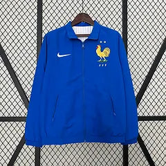 2024 France Reversible Windbreaker (White-Blue)