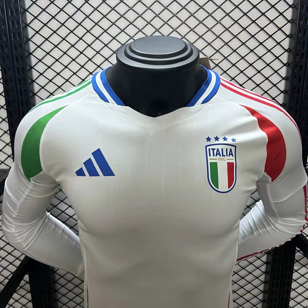 2024-2025 Player Version Italy Away Long Sleeve