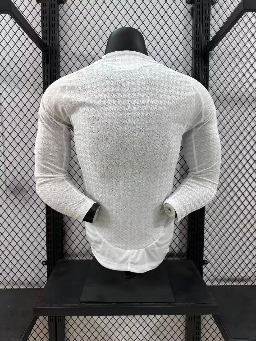 2024/2025 Player Version Real Madrid Home Long Sleeve Jersey