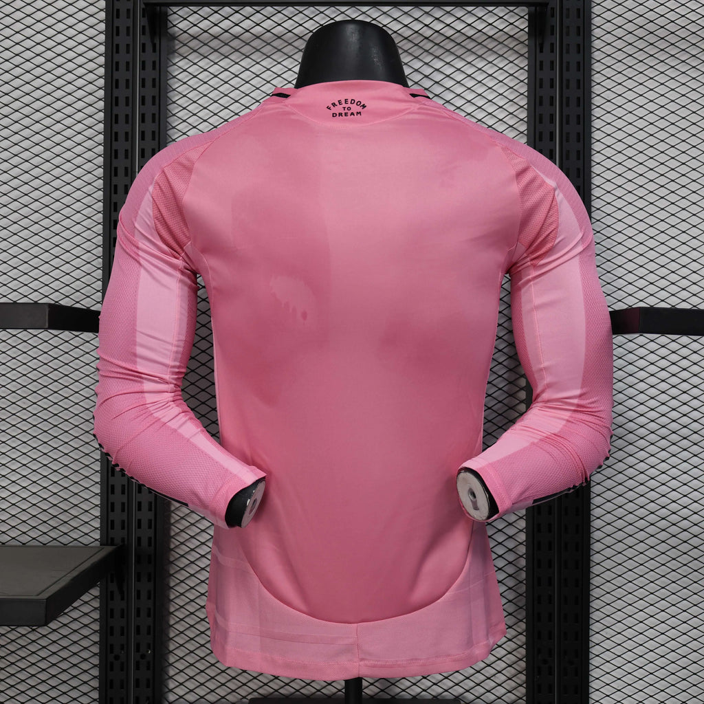 2025/2026 Long Sleeve Inter Miami Home Player Version