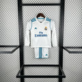 2017/2018 Retro Long Sleeve Real Madrid Home