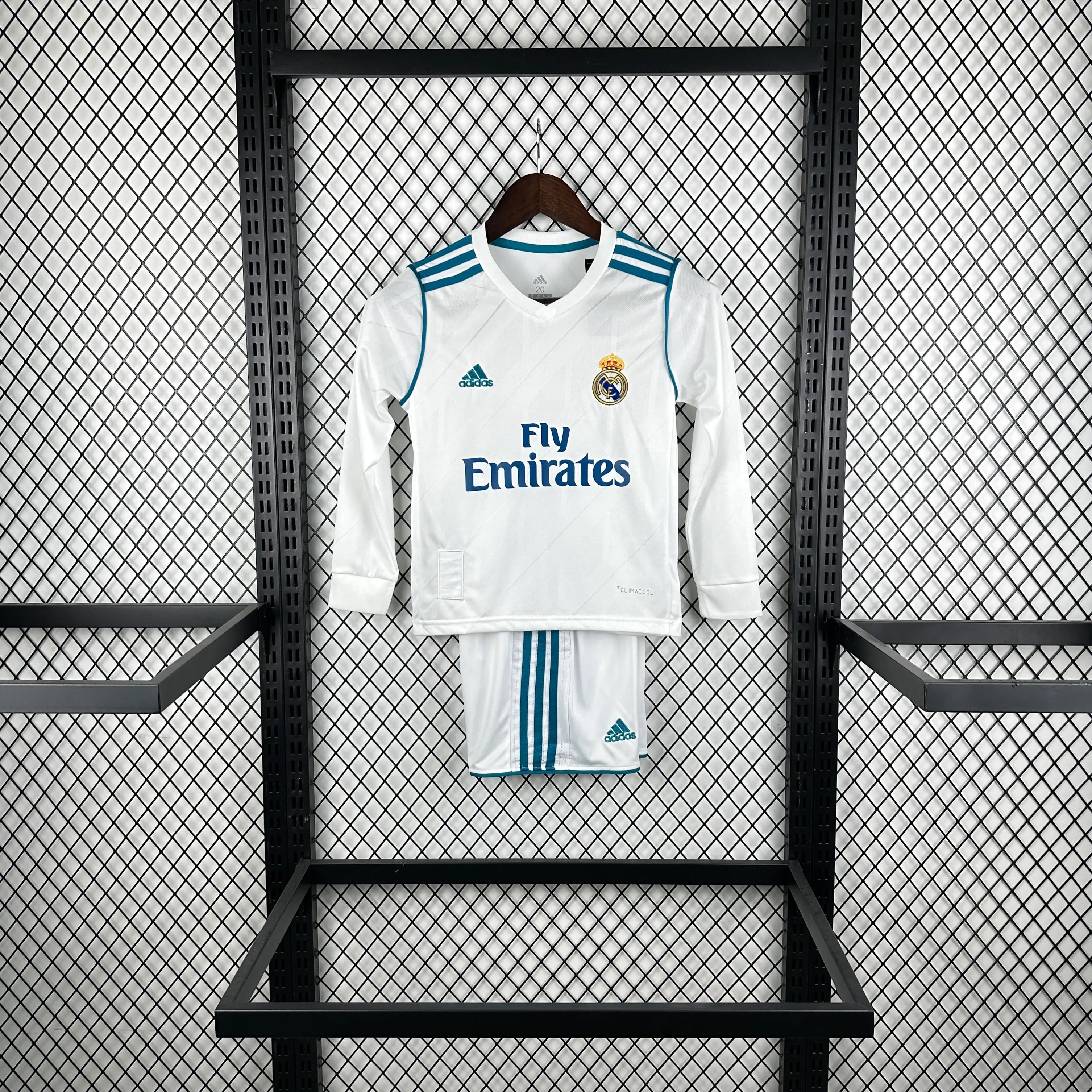 2017/2018 Retro Long Sleeve Real Madrid Home