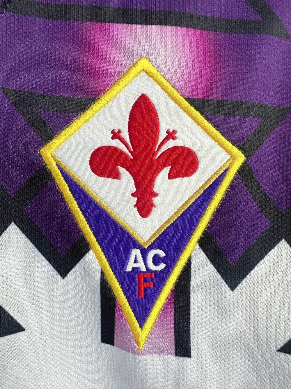 1992/1993 Retro Long Sleeve Fiorentina Away