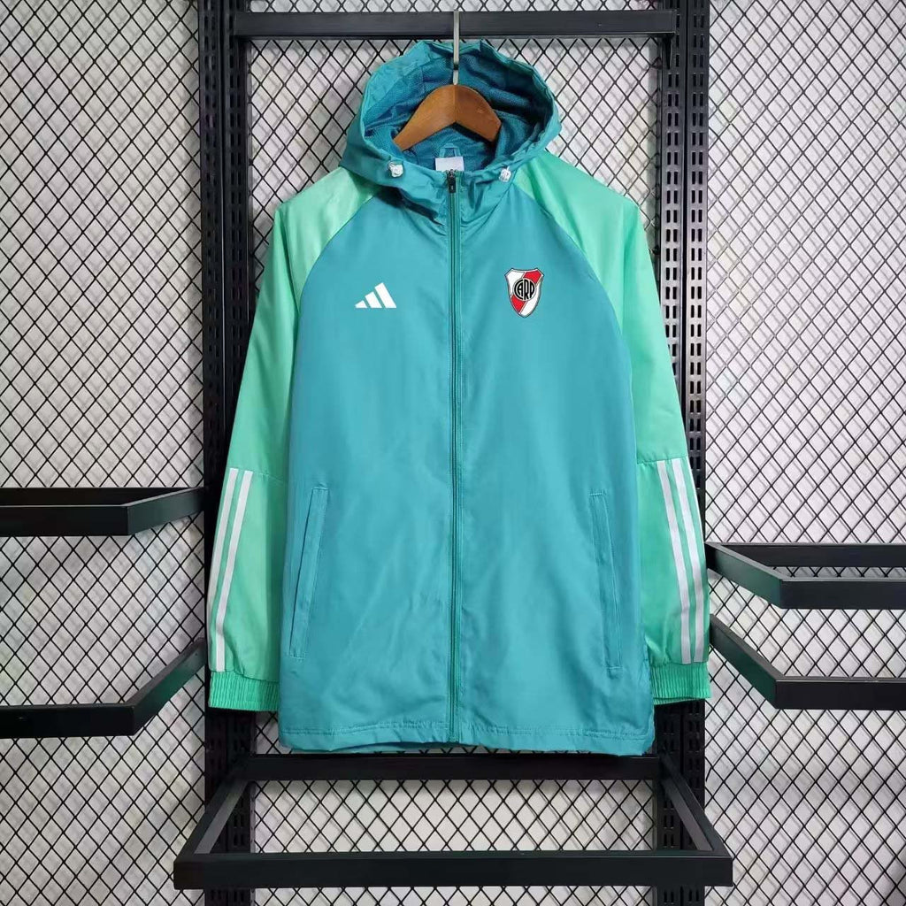2023/2024 River Plate Windbreaker Light green