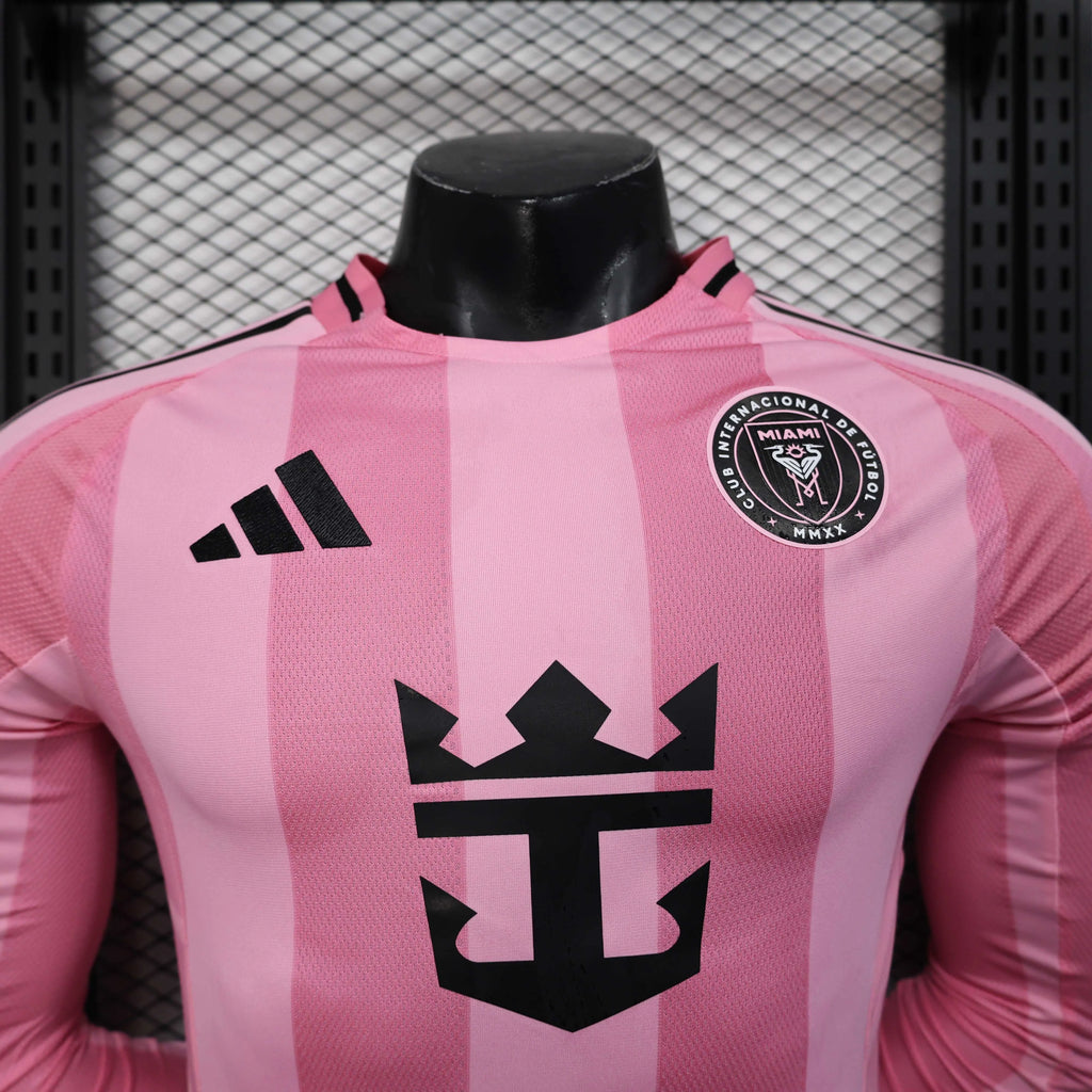 2025/2026 Long Sleeve Inter Miami Home Player Version