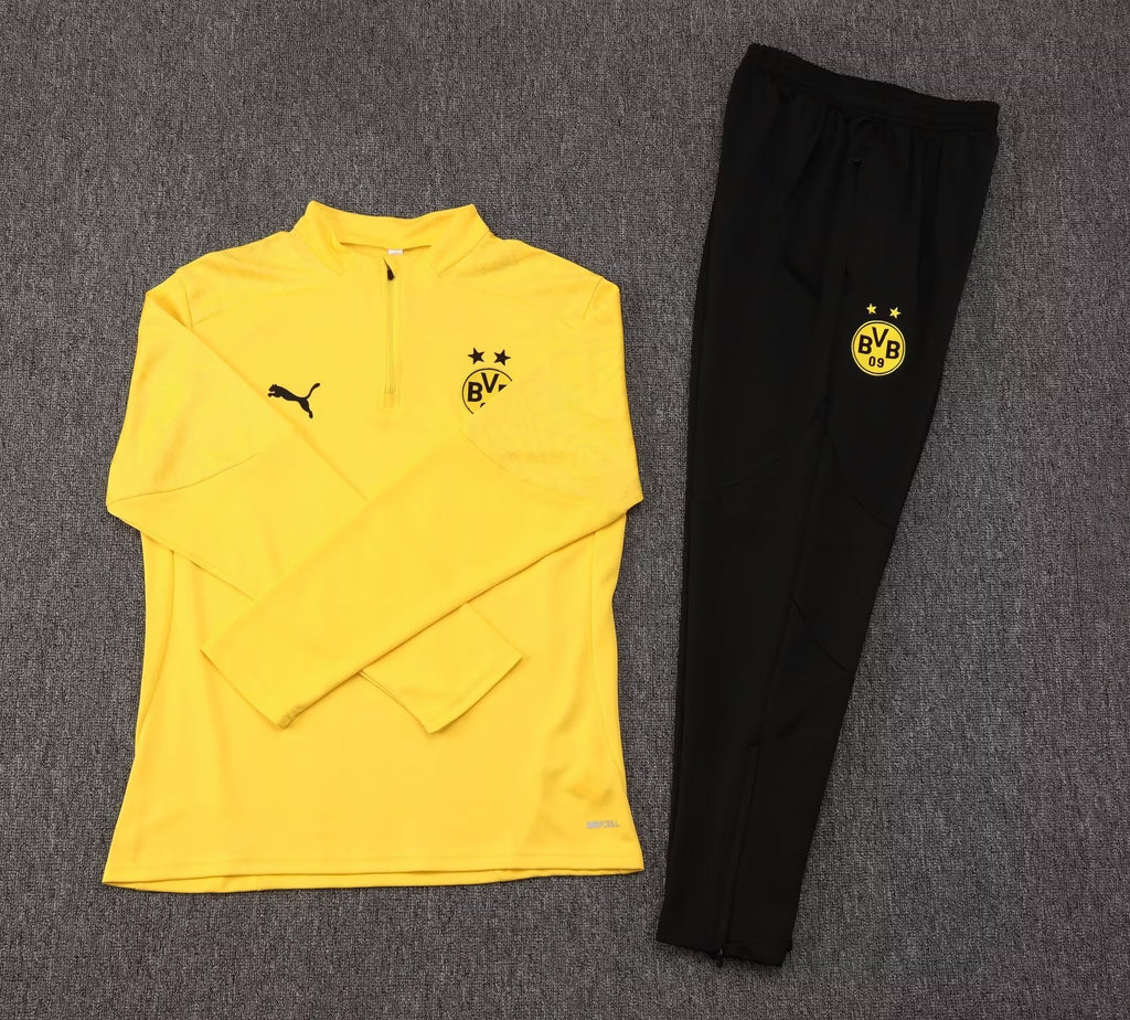 2024/2025 Dortmund Half-Pull Training Suit Yellow