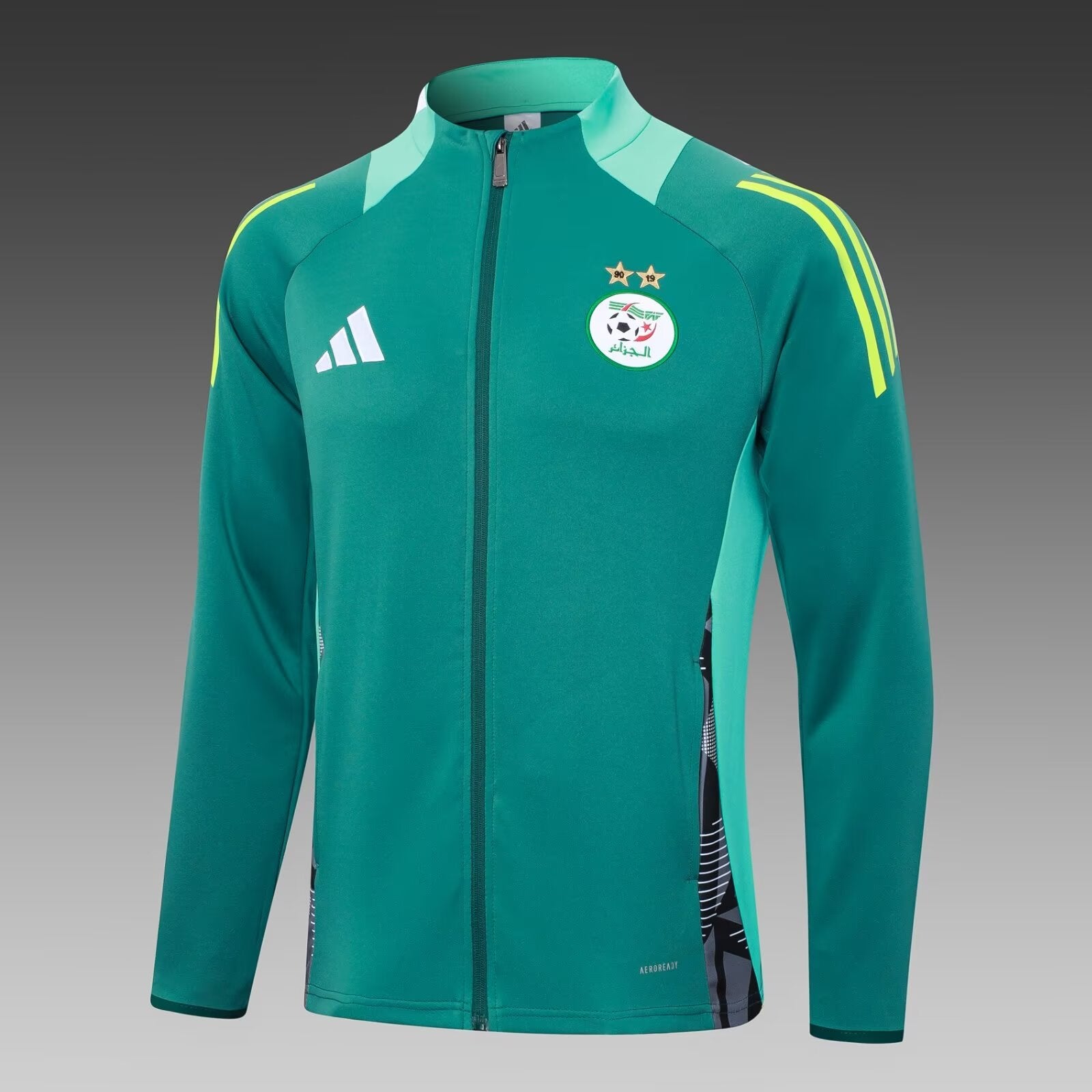 2024 Algeria Long Zipped Jacket Green