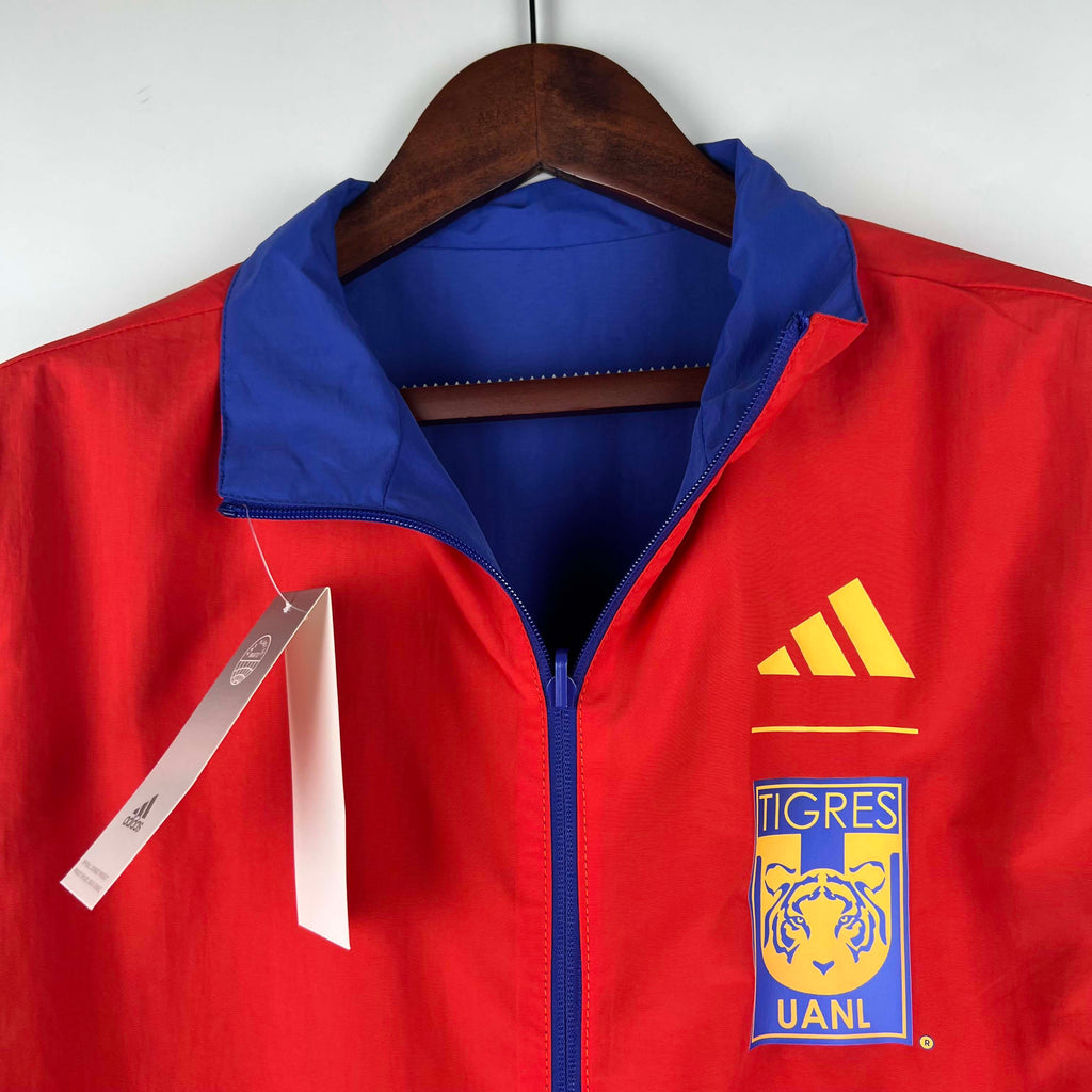 2023/2024 Tigres Reversible Windbreaker(Blue-red)