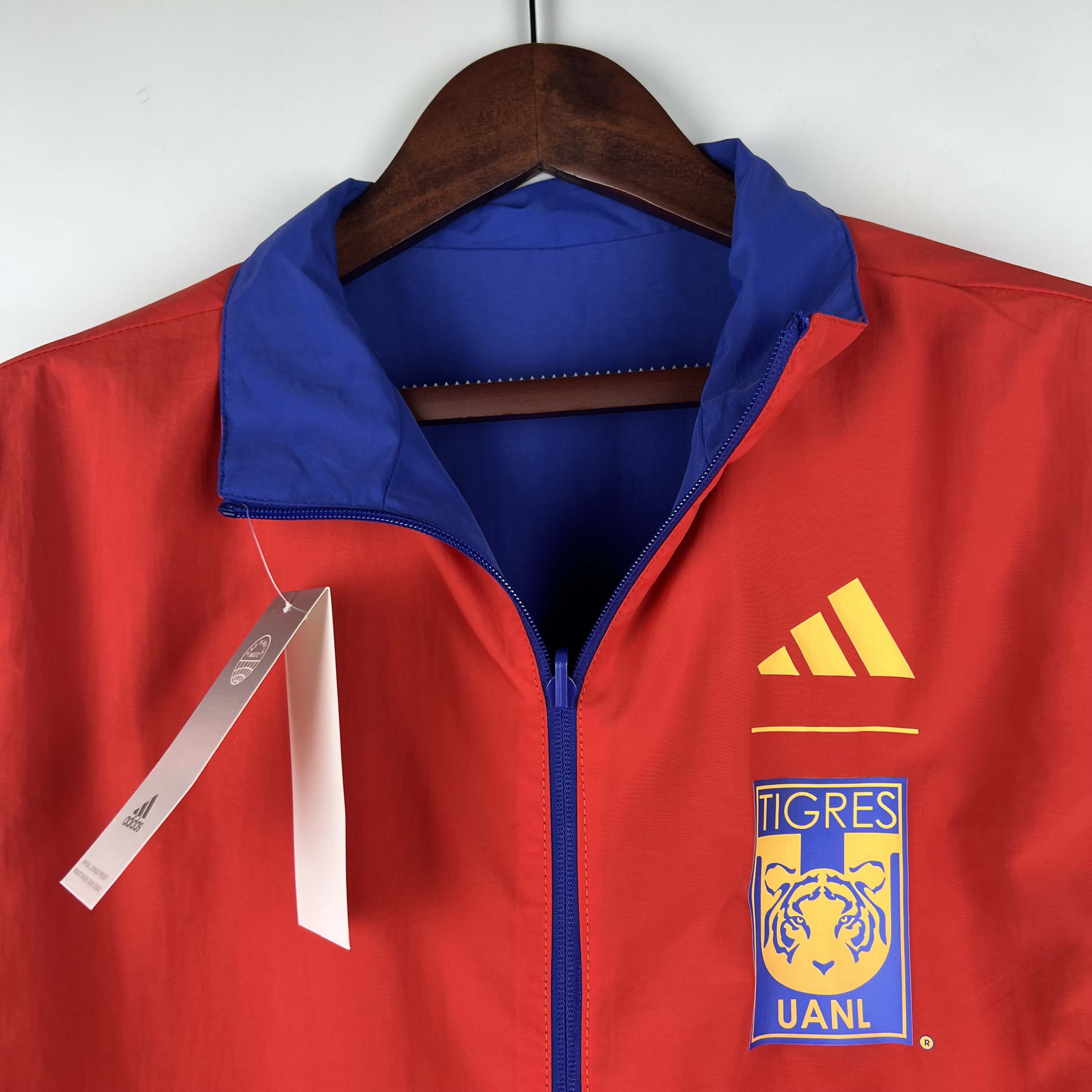 2023/2024 Tigres Reversible Windbreaker(Blue-red)