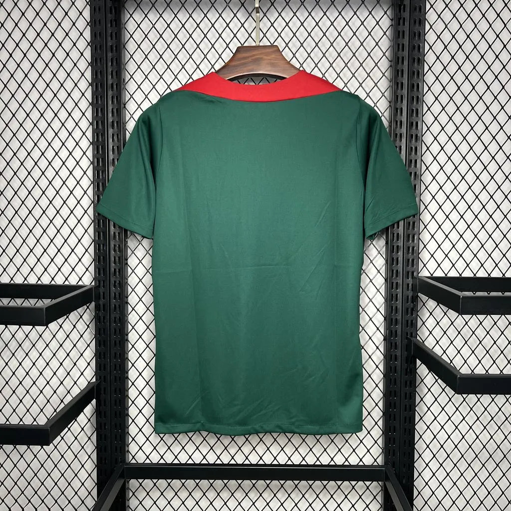 2024/2025 Liverpool Pre-match Training Dark Green Jersey1:1
