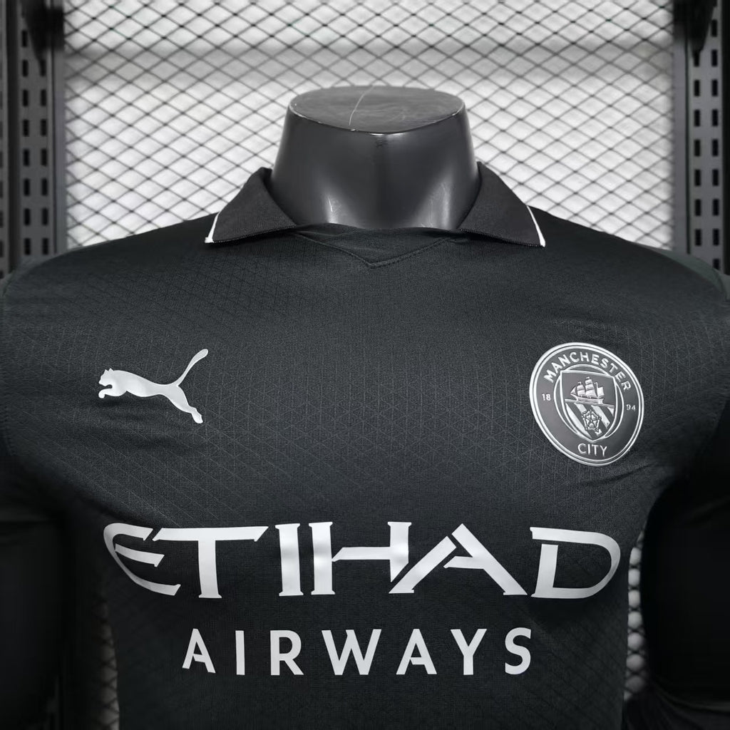 2025/2026 Long Sleeve Player Version Manchester City Away