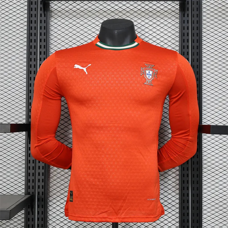 2025/2026 Player Version Long Sleeves Portugal Home