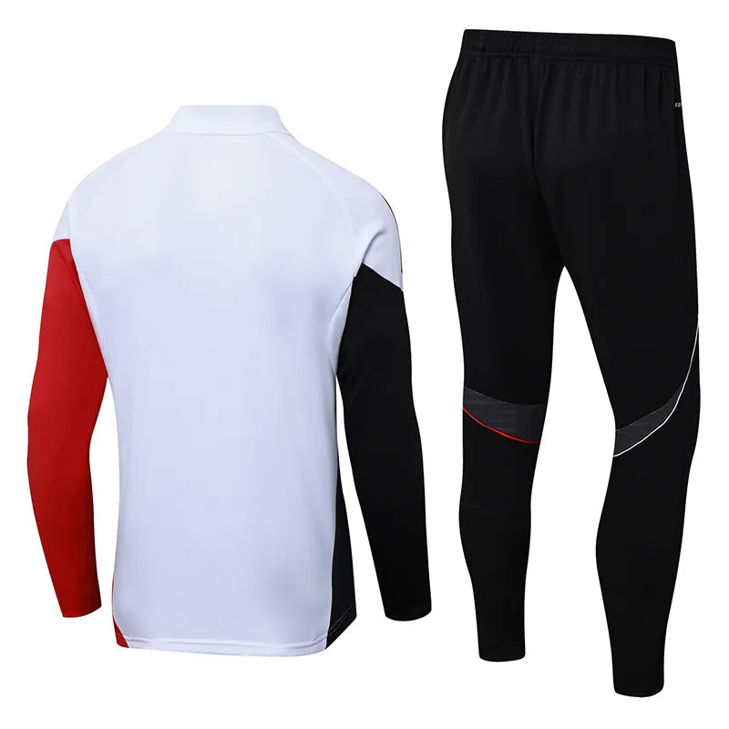 2025/2026 Ajax Half-Pull Training Suit White
