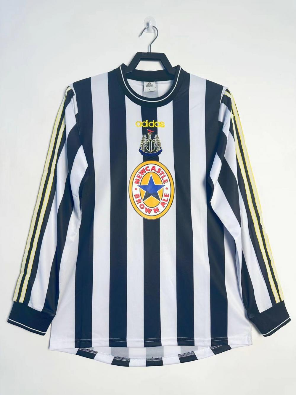 1997-1999 Retro Long Sleeve Newcastle United Home