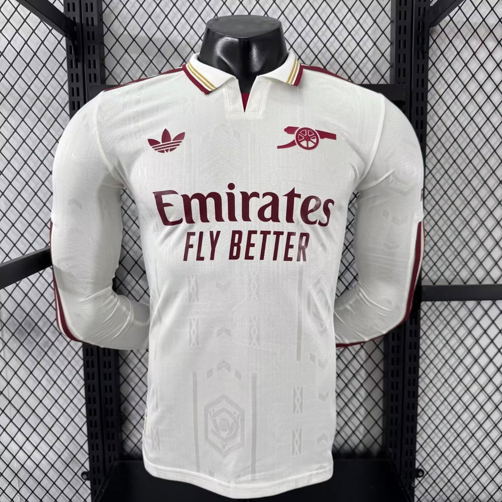2025/2026 Long Sleeves Player Version Arsenal Third Away