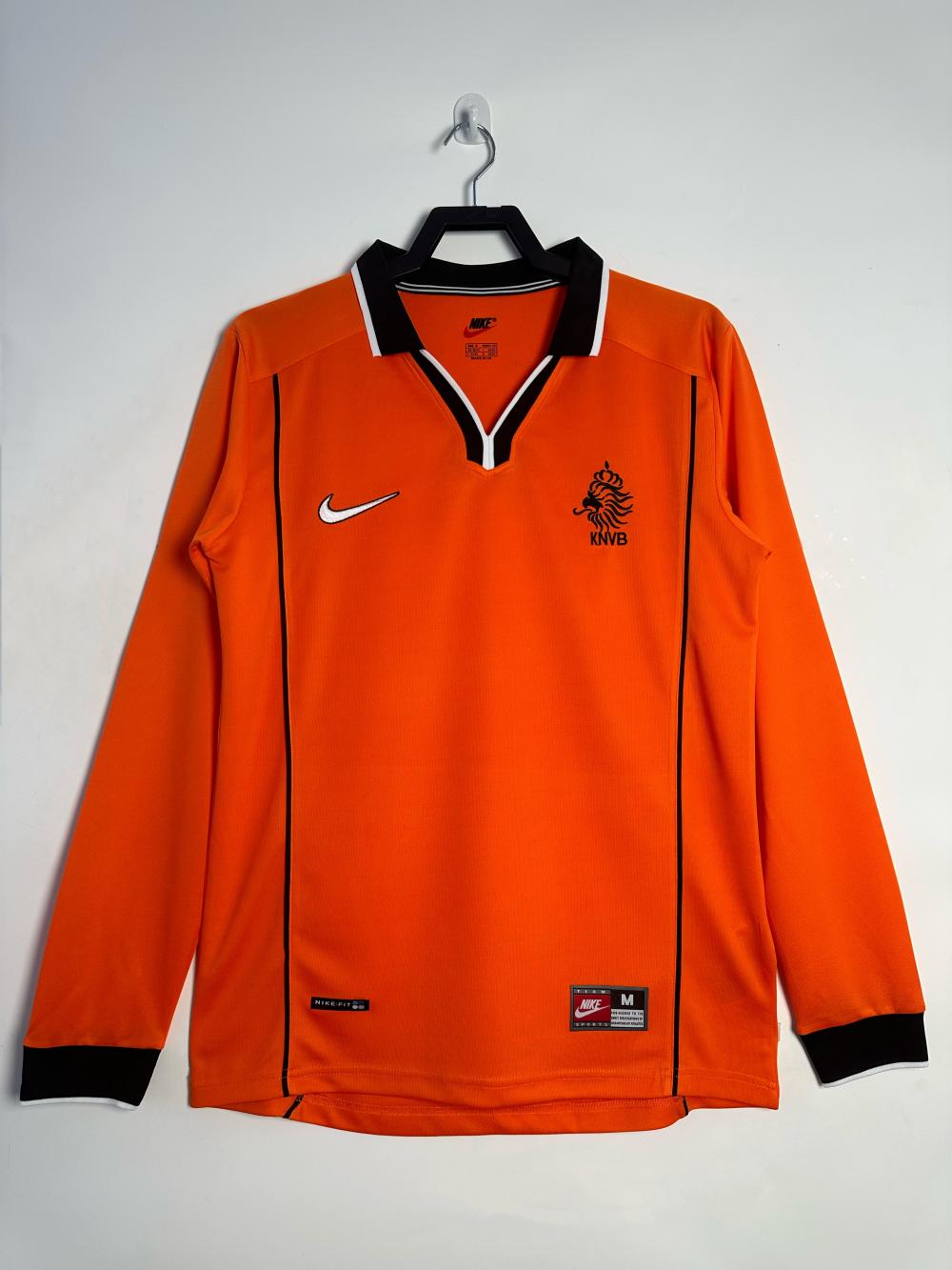 1998 Retro Long Sleeve Netherlands Home
