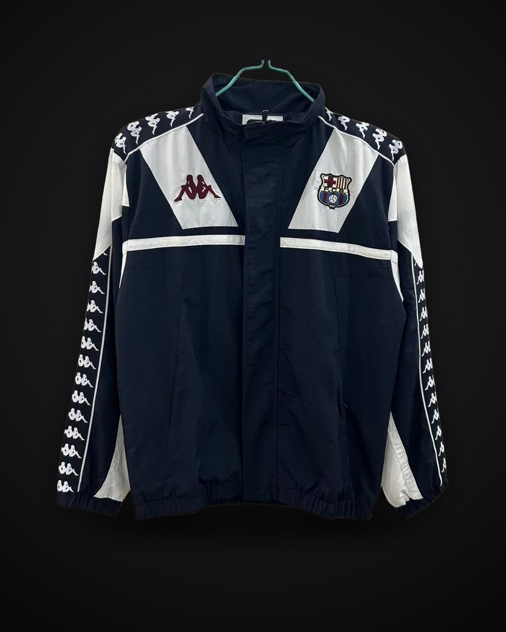 1967 Retro Barcelona Windbreaker Black Jersey
