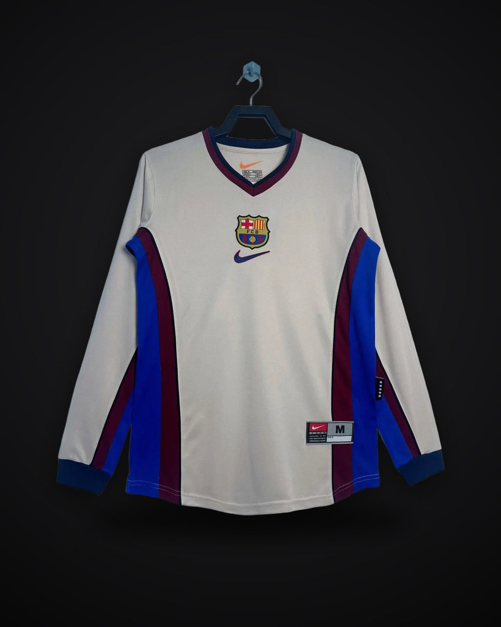 1998/1999 Retro Long Sleeve Barcelona Away