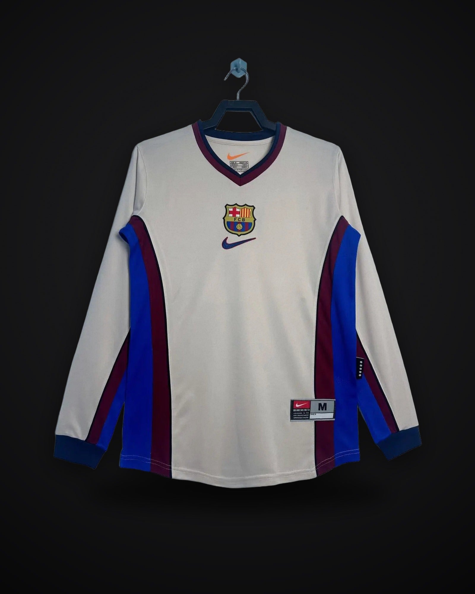 1998/1999 Retro Long Sleeve Barcelona Away