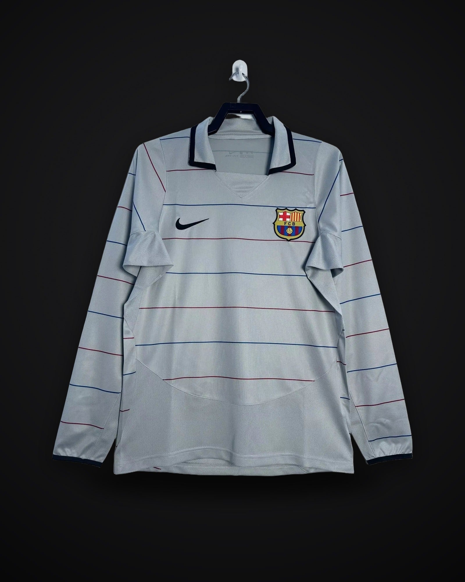 2003/2004 Retro Barcelona Long Sleeves Away