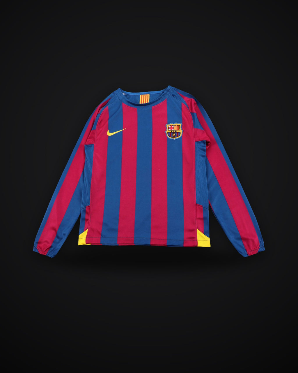 2005-2006 Retro Long Sleeve Barcelona Home