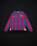 2005-2006 Retro Long Sleeve Barcelona Home