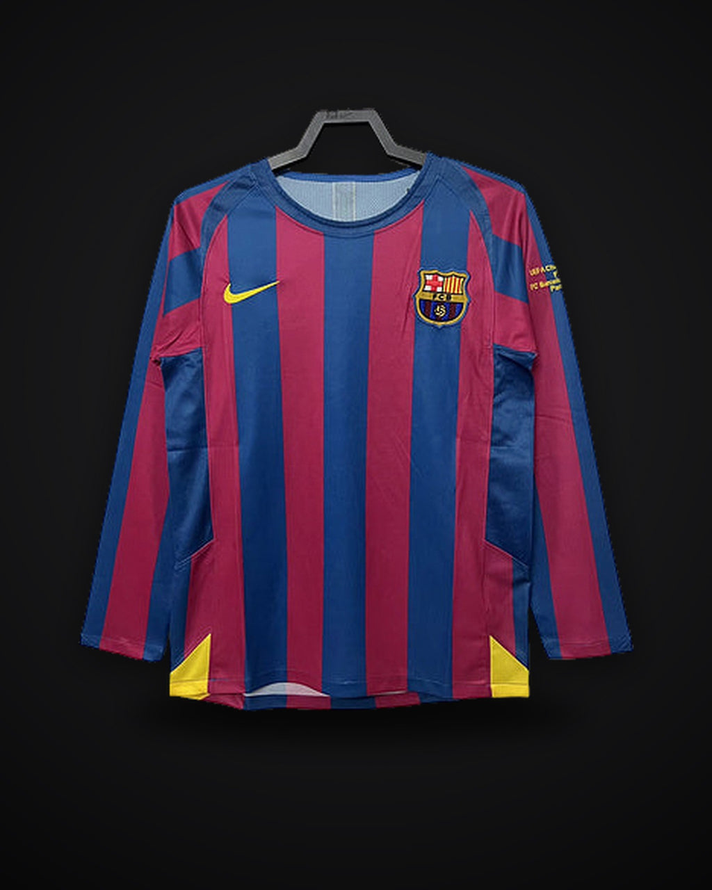 2005/2006 Retro Long Sleeve Barcelona Home