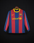 2010/2011 Retro Long Sleeve Barcelona Home