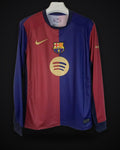 2024/2025 Long Sleeve Barcelona Home