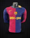 2024/2025 Long Sleeve Player Version Barcelona x Travis Scott Collab Home