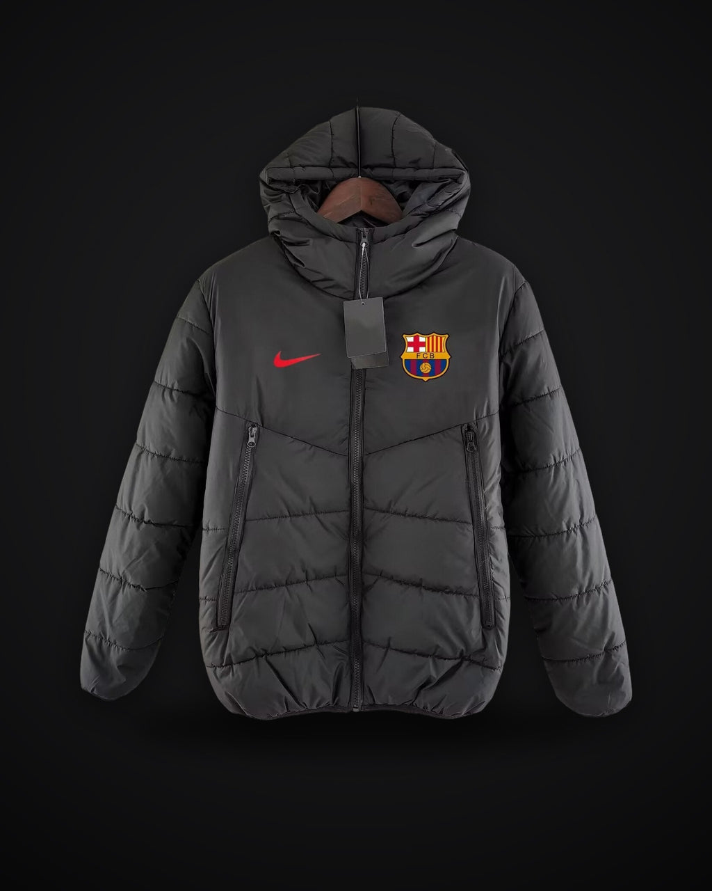 2024/2025 Barcelona Black Soccer Cotton jacket