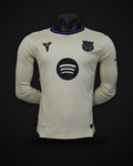2025/2026 Long Sleeve Player Version Barcelona Away