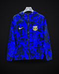 2025/2026 Barcelona Windbreaker Blue and Black Jersey