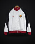 2025 Barcelona Windbreaker Black-White Jersey