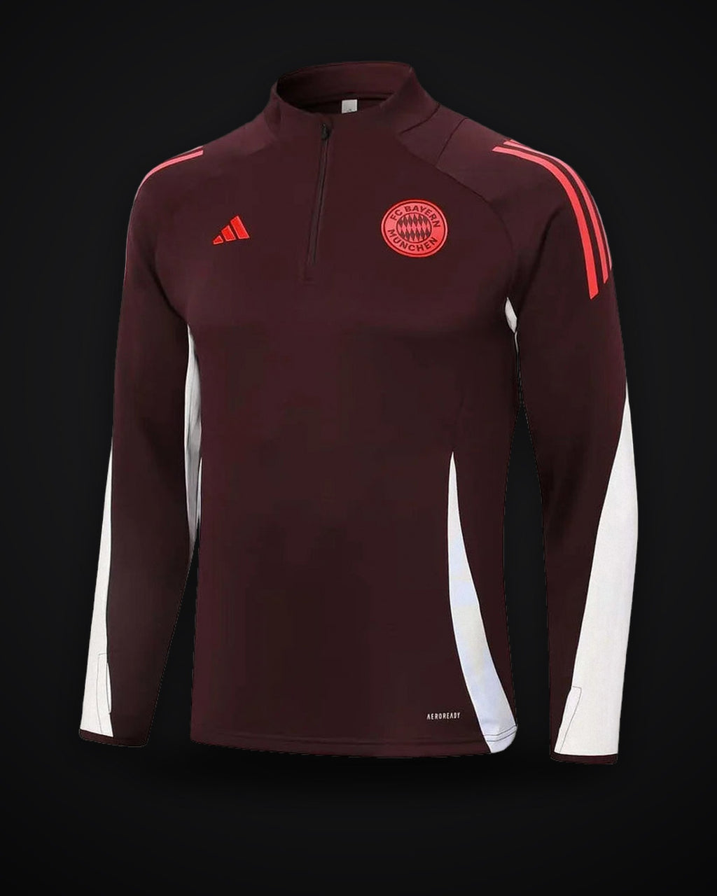 2024/2025 Bayern Munich Half-Pull Training Suit Deep purple