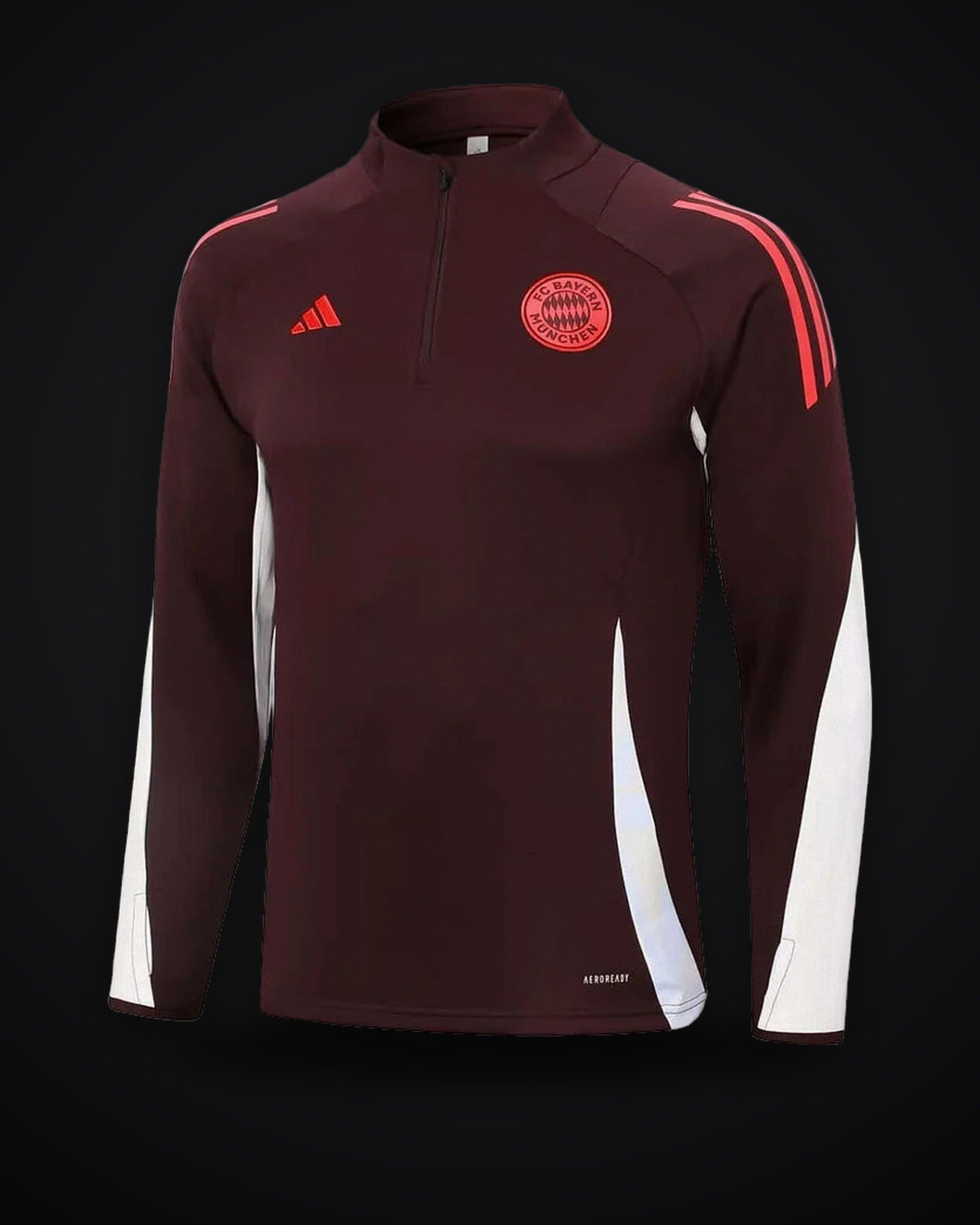 2024/2025 Bayern Munich Half-Pull Training Suit Deep purple