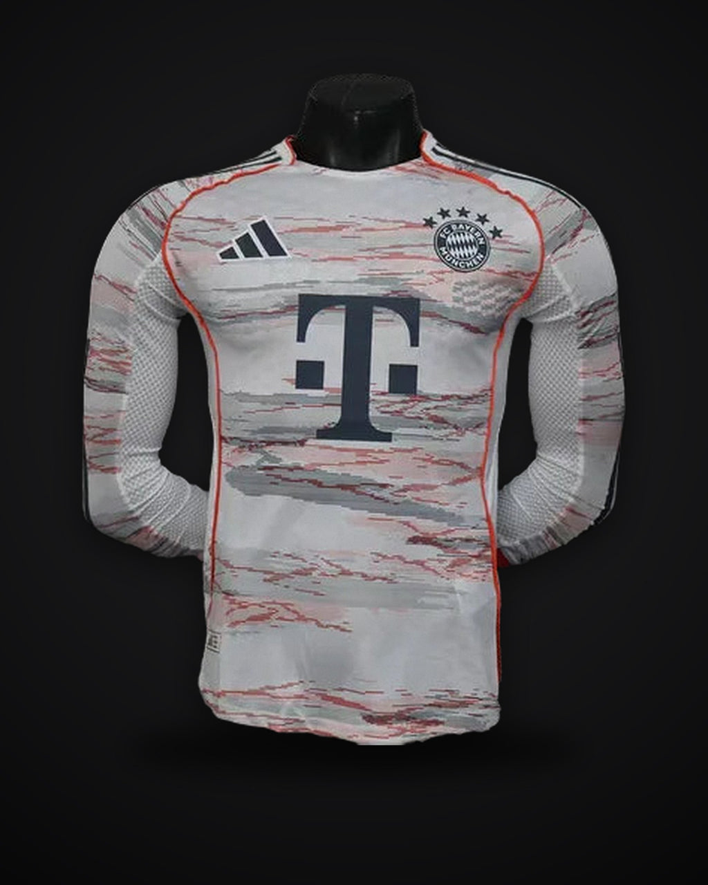 2025-2026 Long Sleeves Bayern Munich Away Player Version