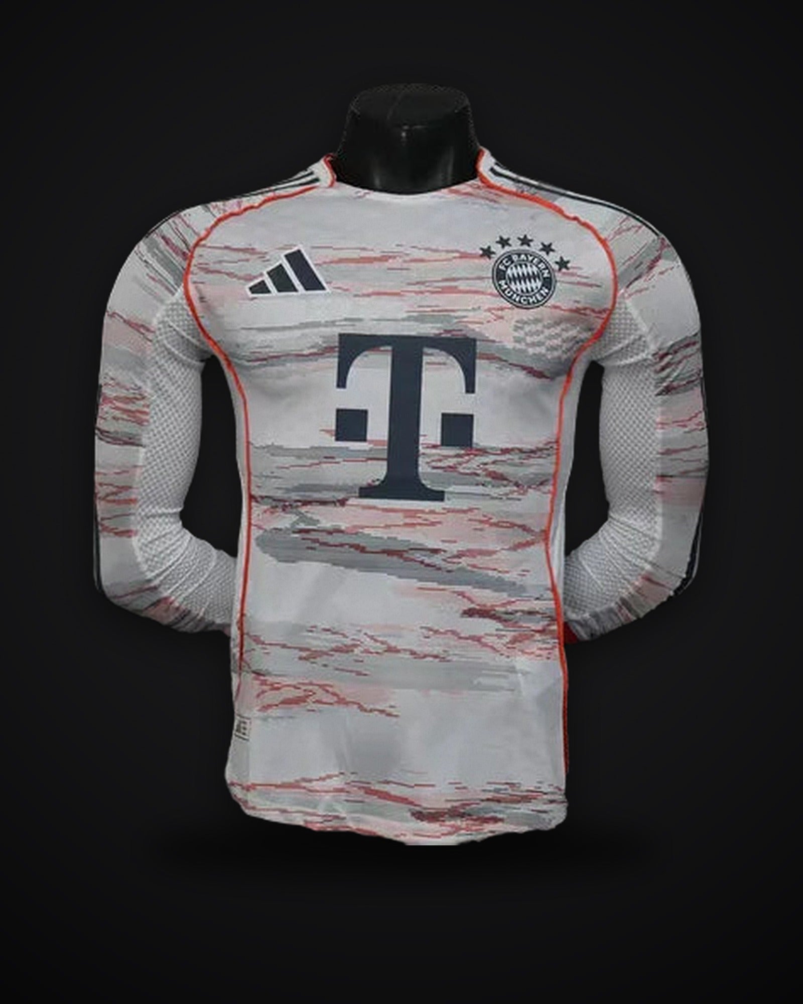 2025-2026 Long Sleeves Bayern Munich Away Player Version