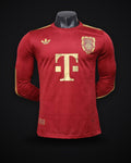 2025/2026 Long Sleeve Player Version Bayern Munich 125th Anniversary Red