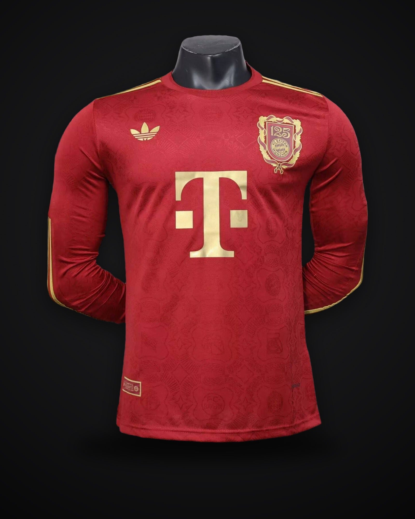 2025/2026 Long Sleeve Player Version Bayern Munich 125th Anniversary Red