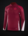2024 Bayern Half-Pull Training Suit Red Jersey Set