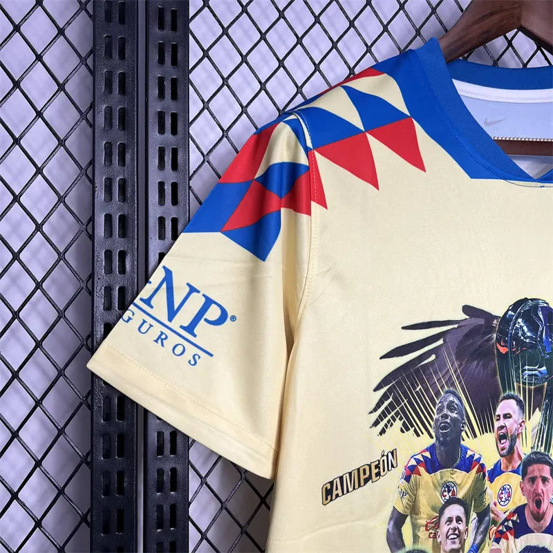 2024/2025 Club América Champions Yellow Commemorative Edition Jersey