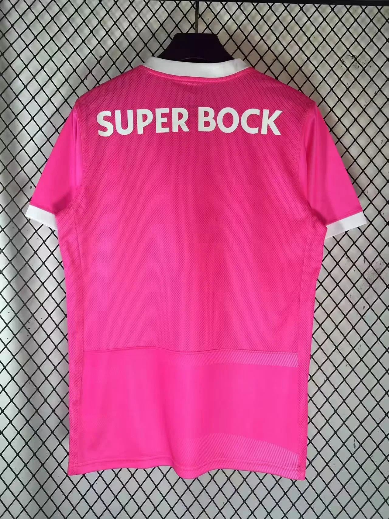 2026/2027 Lisbon Training Pink Football Shirt 1:1 Thai Quality