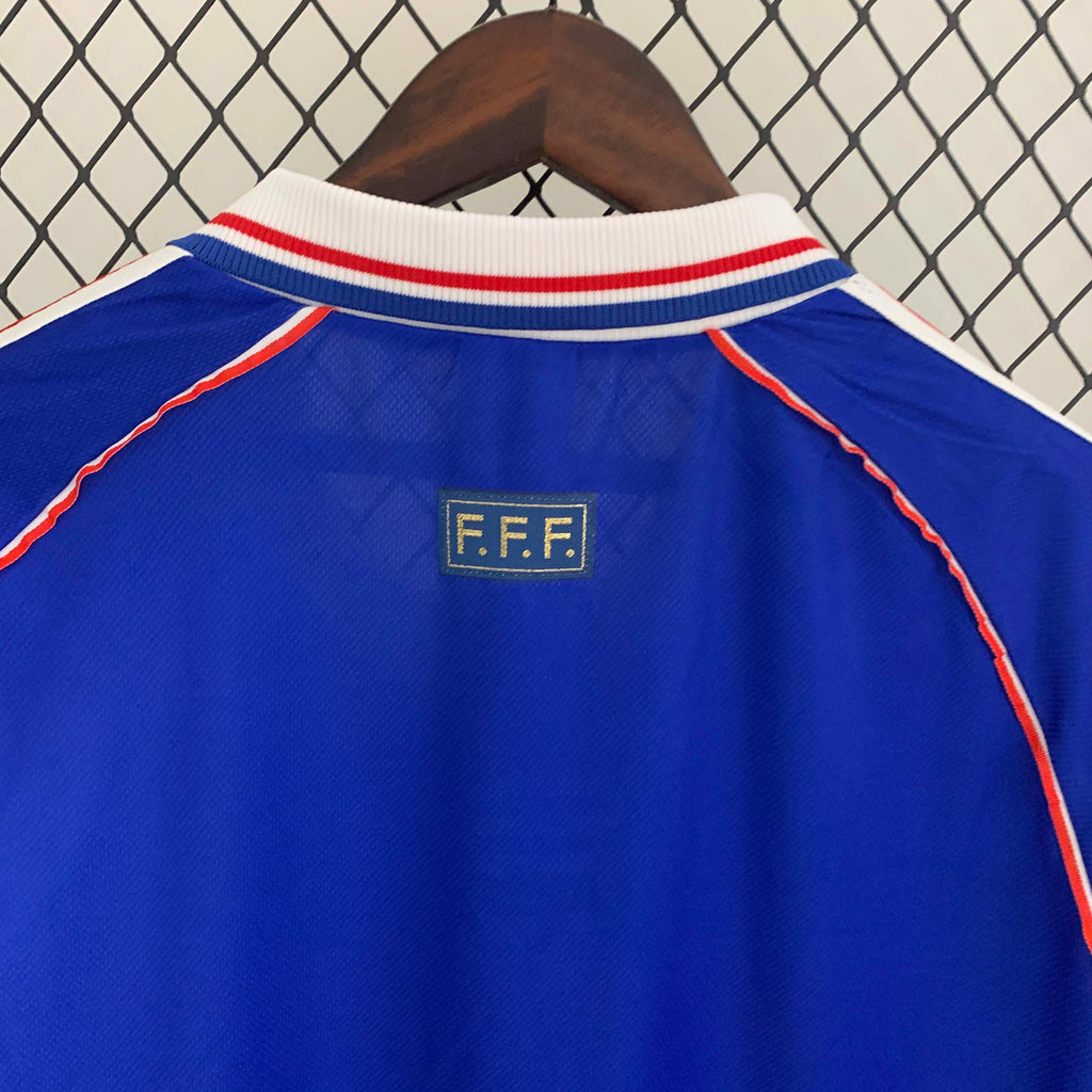 1998 Retro Long Sleeve France Home