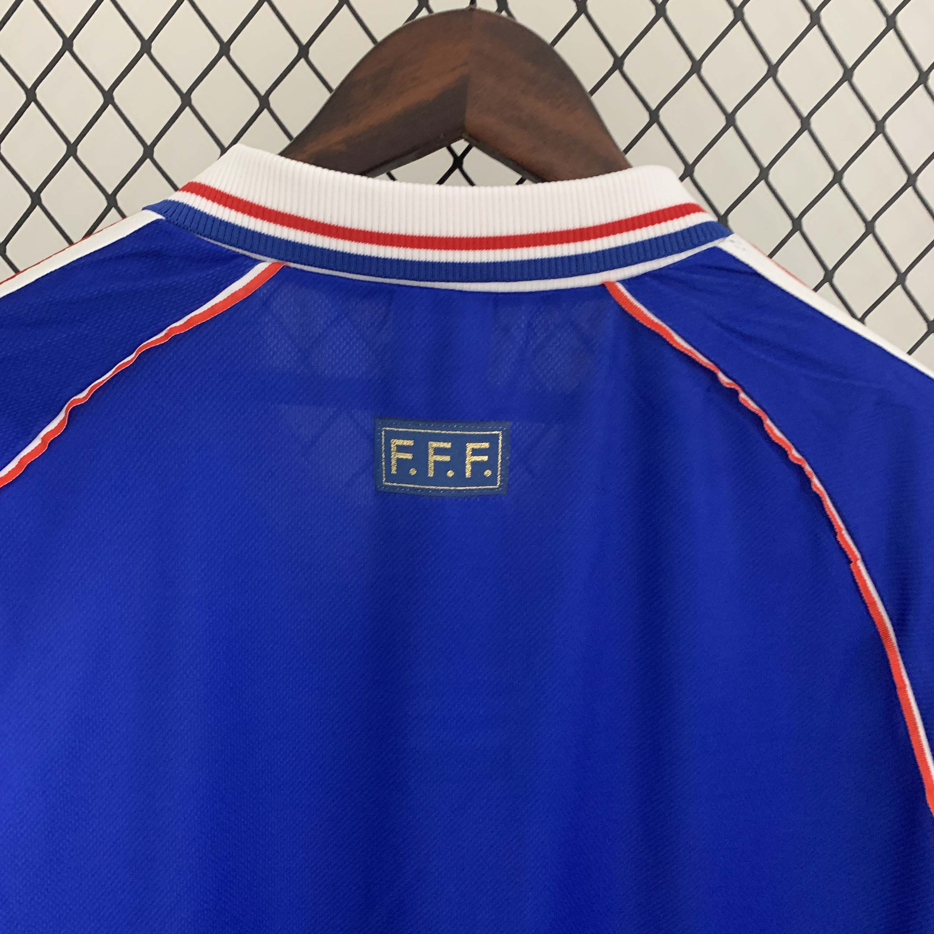 1998 Retro Long Sleeve France Home