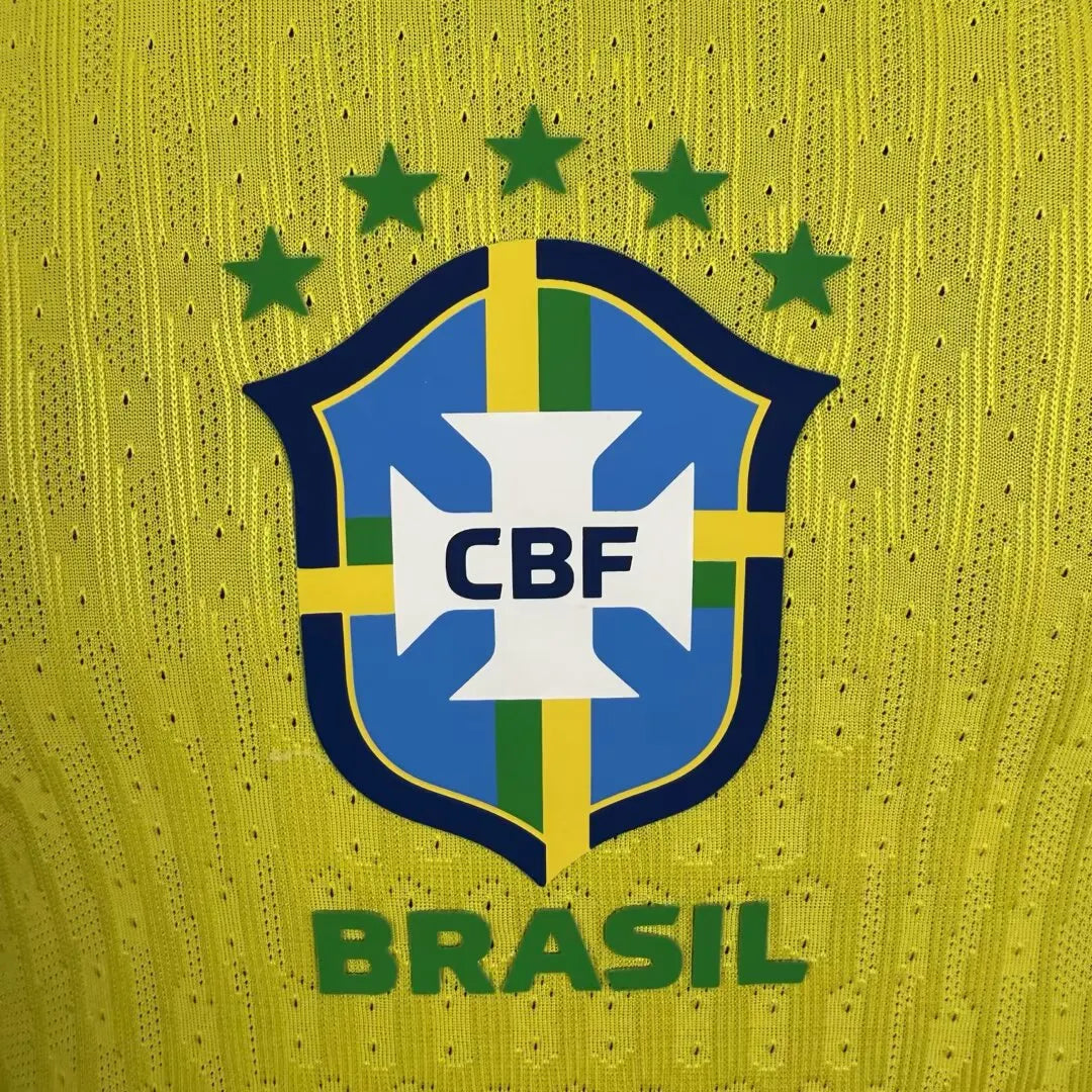 2025/2026 Long sleeves Player Version Brazil Home