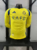 2024/2025 Player Version Al-Nassr Home Long Sleeve