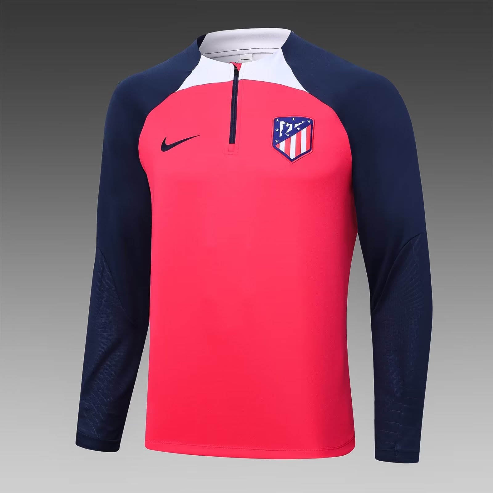 2023/2024 Atletico Madrid Half-Pull Training Suit Red