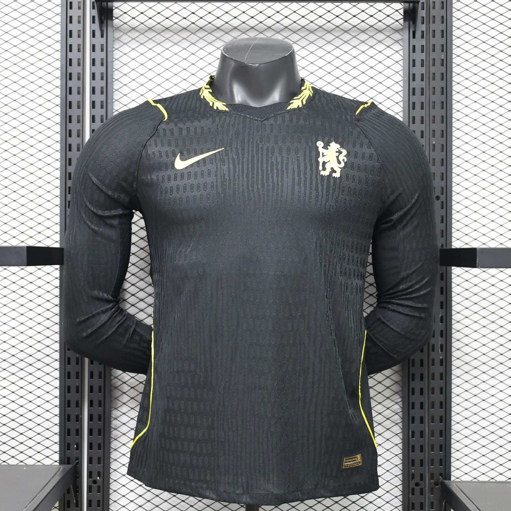 2026/2027 Long Sleeve Player Version Chelsea Away Football Shirt 1:1 Thai Quality